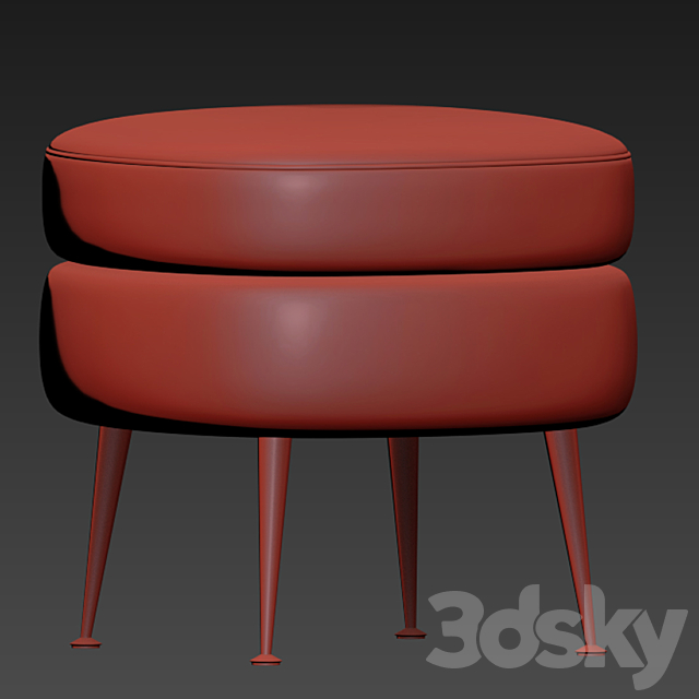 Ottoman set 3DSMax File - thumbnail 3