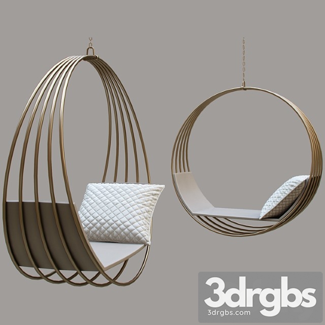 Outboard swing chair 2 3dsmax Download - thumbnail 1