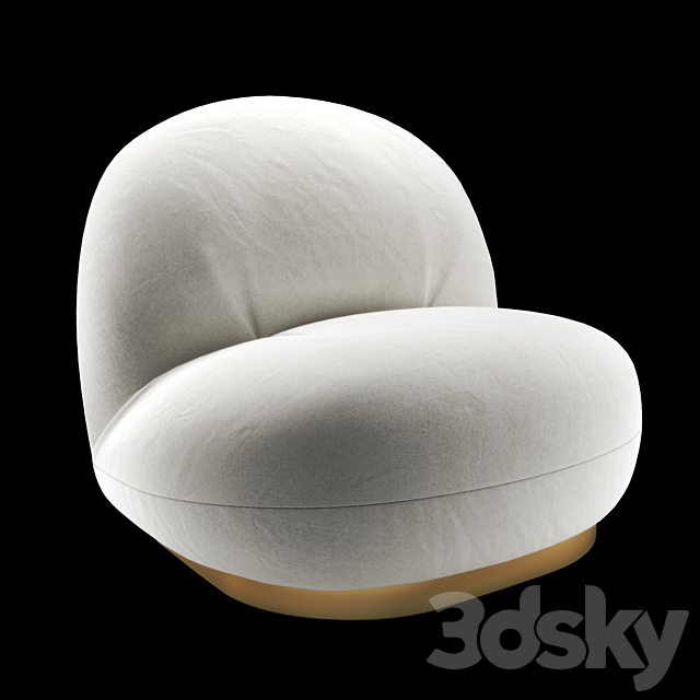 Pacha Lounge Chair 3ds Max - thumbnail 1