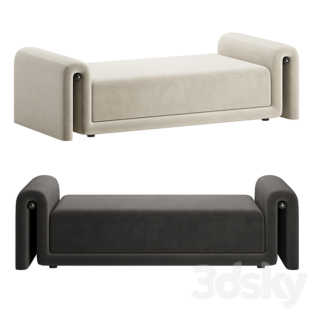 Palla Daybed 3ds Max - thumbnail 1