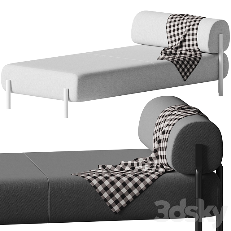 Palo Modular Lounger by Hem 3DS Max Model - thumbnail 1