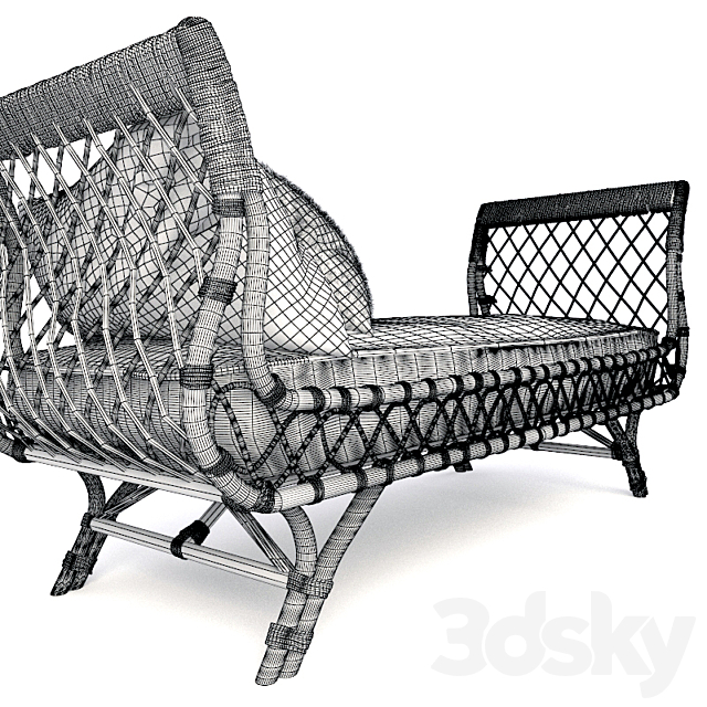 Paloma Bench 3DSMax File - thumbnail 3