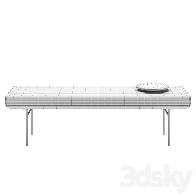 Pan Flute | Bench by Saba Italia 3DSMax File - thumbnail 3