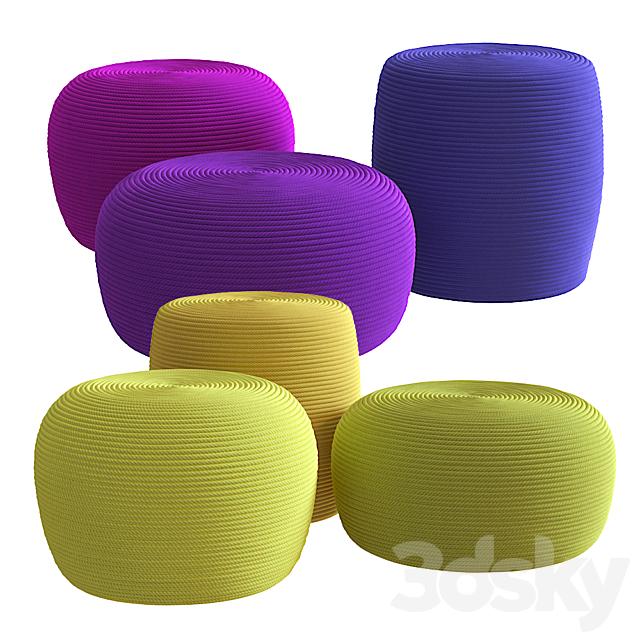 Paola Lenti Otto Pouf 3DSMax File - thumbnail 1