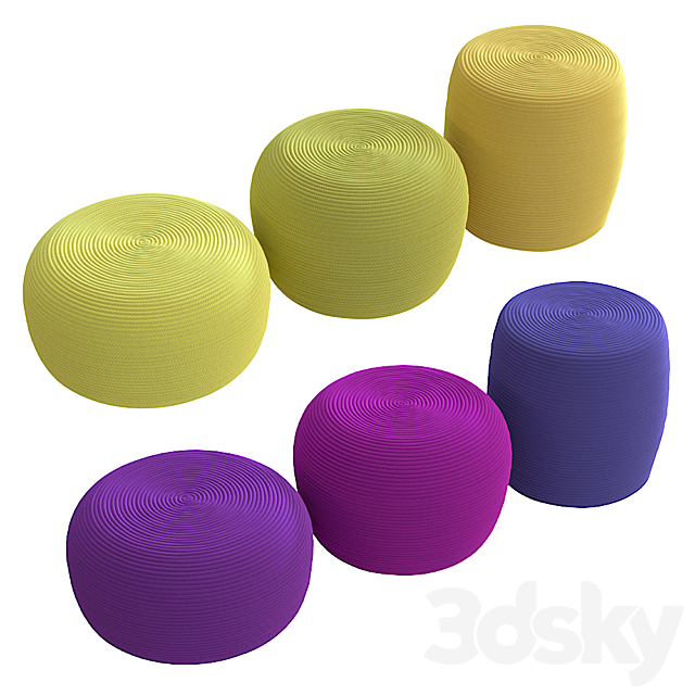 Paola Lenti Otto Pouf 3DSMax File - thumbnail 2