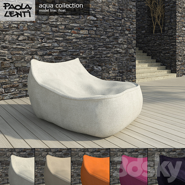 Paola Lenti Outdoor Furniture 4 3DS Max Model - thumbnail 1