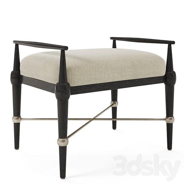 Perrin Muslin bench. 3DSMax File - thumbnail 1