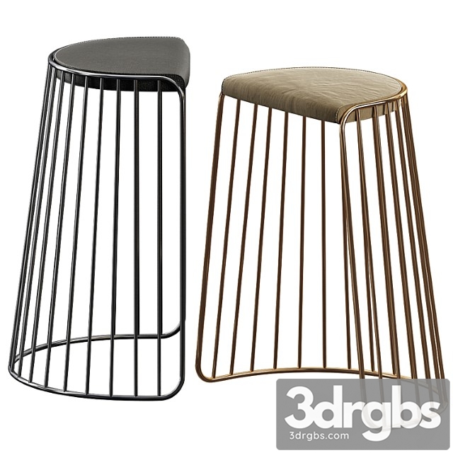 Phase Design Brides Veil Bar Stool 1 3dsmax Download - thumbnail 1