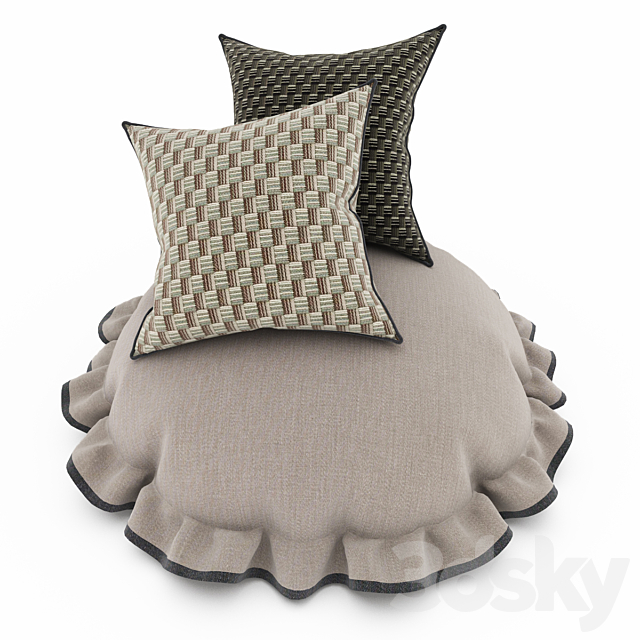 Pillows collection 103 3DSMax File - thumbnail 2