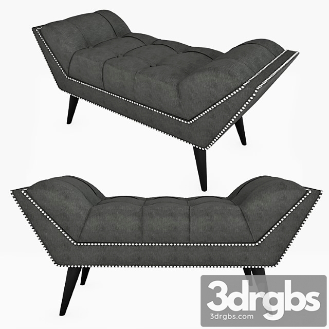 Plume bench 2 3dsmax Download - thumbnail 1