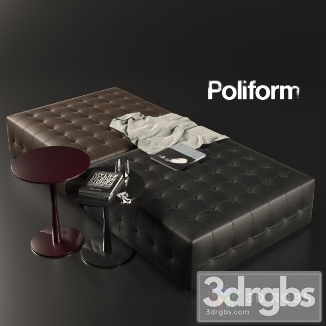 Poliform Gant Flute 3dsmax Download - thumbnail 1