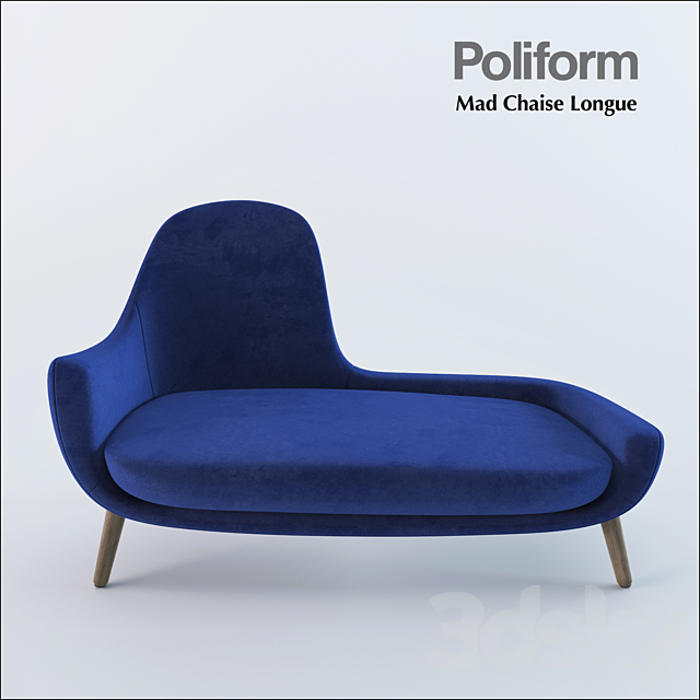 Poliform Mad Chaise Longue 3DSMax File - thumbnail 1