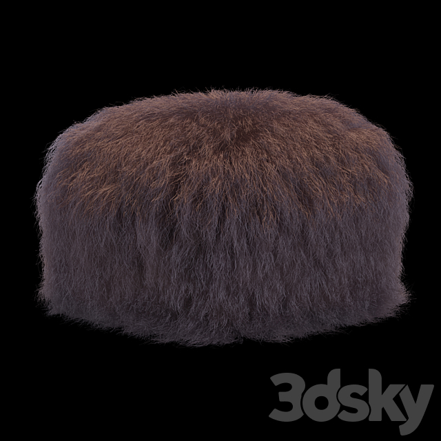 Poof fur Brown 3DSMax File - thumbnail 2