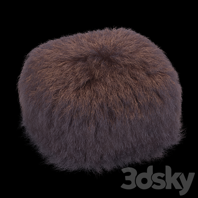 Poof fur Brown 3DSMax File - thumbnail 3