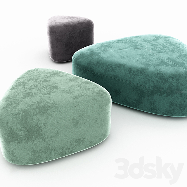 Poof stone 3DS Max Model - thumbnail 2