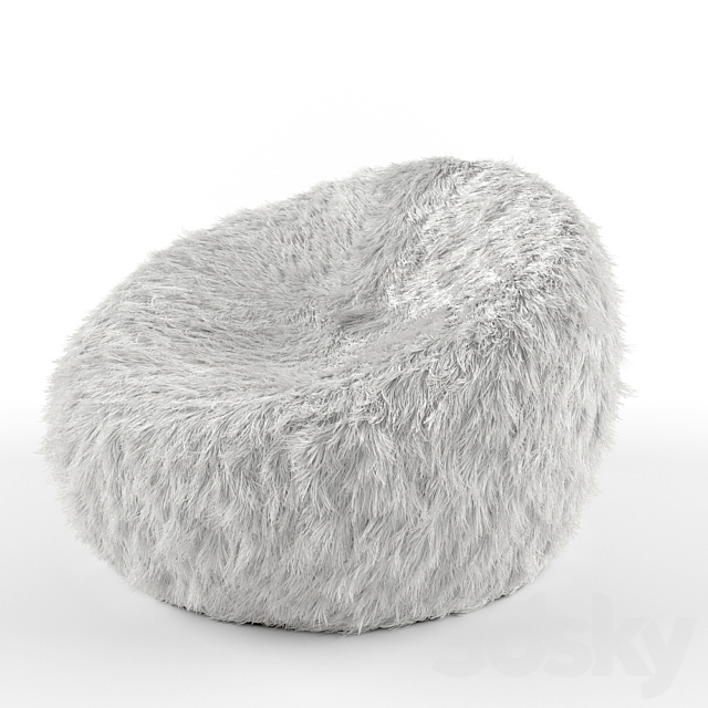 pouf 3ds Max - thumbnail 1