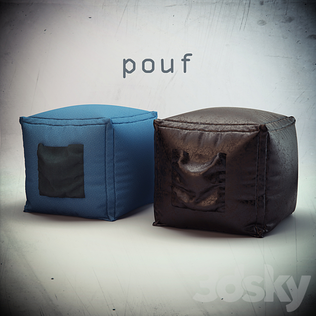 pouf 3DSMax File - thumbnail 1