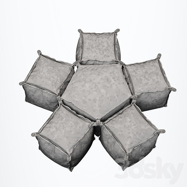 Pouf 3DSMax File - thumbnail 2