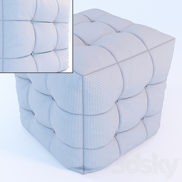 pouf 3DSMax File - thumbnail 2