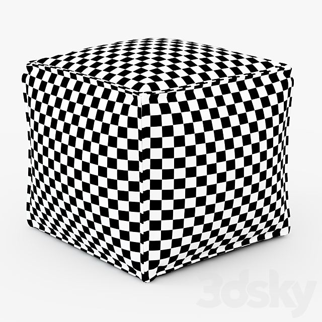 Pouf BAG 3DS Max Model - thumbnail 3