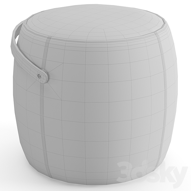 Pouf carry on 3DSMax File - thumbnail 5