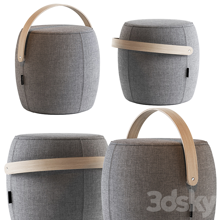 Pouf CARRY ON Offecct 3DS Max Model - thumbnail 3