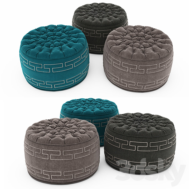 pouf collection 11 3DSMax File - thumbnail 1