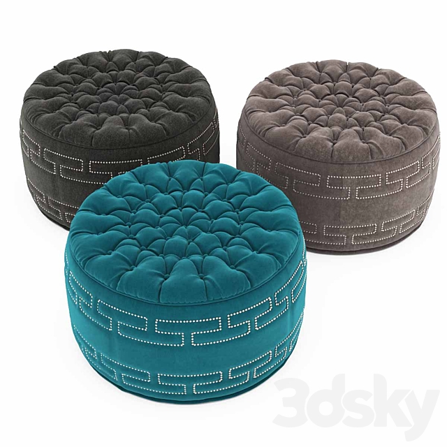 pouf collection 11 3DSMax File - thumbnail 2