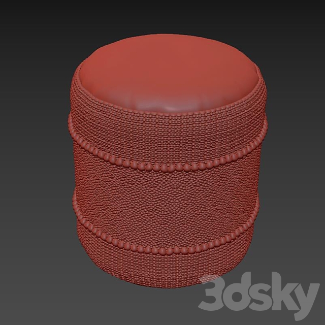 Pouf CURICO 3DSMax File - thumbnail 2