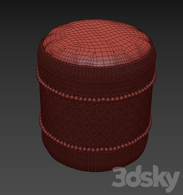 Pouf CURICO 3DSMax File - thumbnail 3