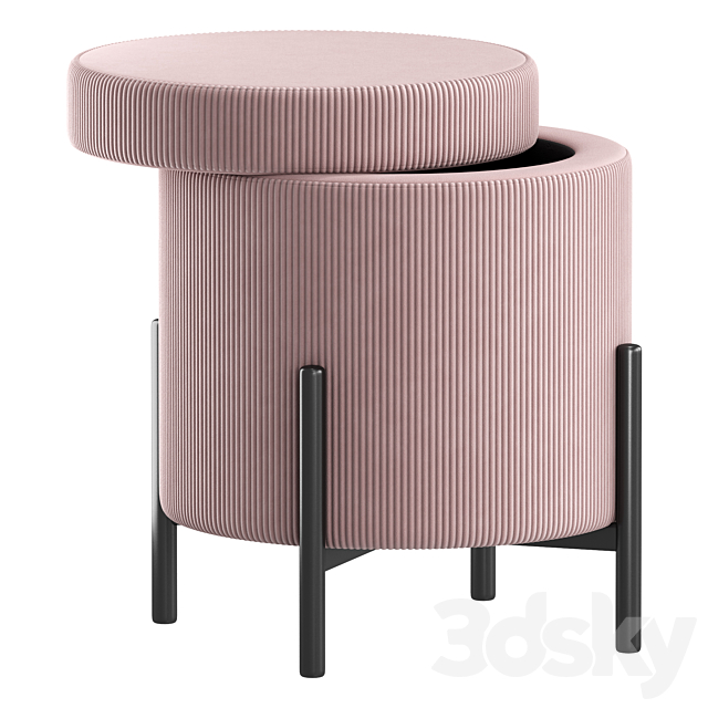 Pouf Dali StoolGroup 3ds Max - thumbnail 3