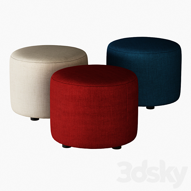 Pouf Ditre Chloe 3DSMax File - thumbnail 3