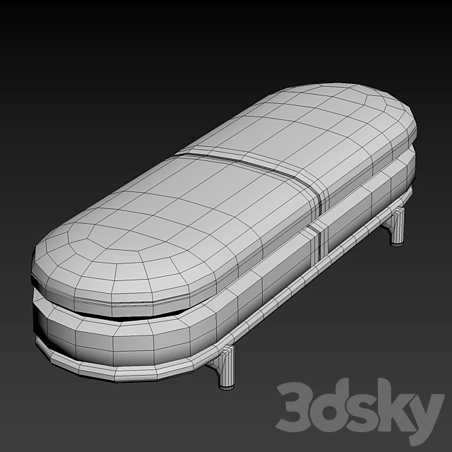 pouf elvemobilya 3DS Max Model - thumbnail 3