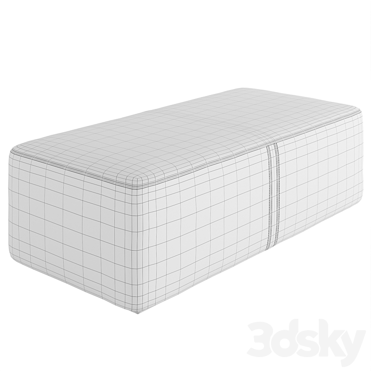 Pouf Erik 3DS Max Model - thumbnail 2