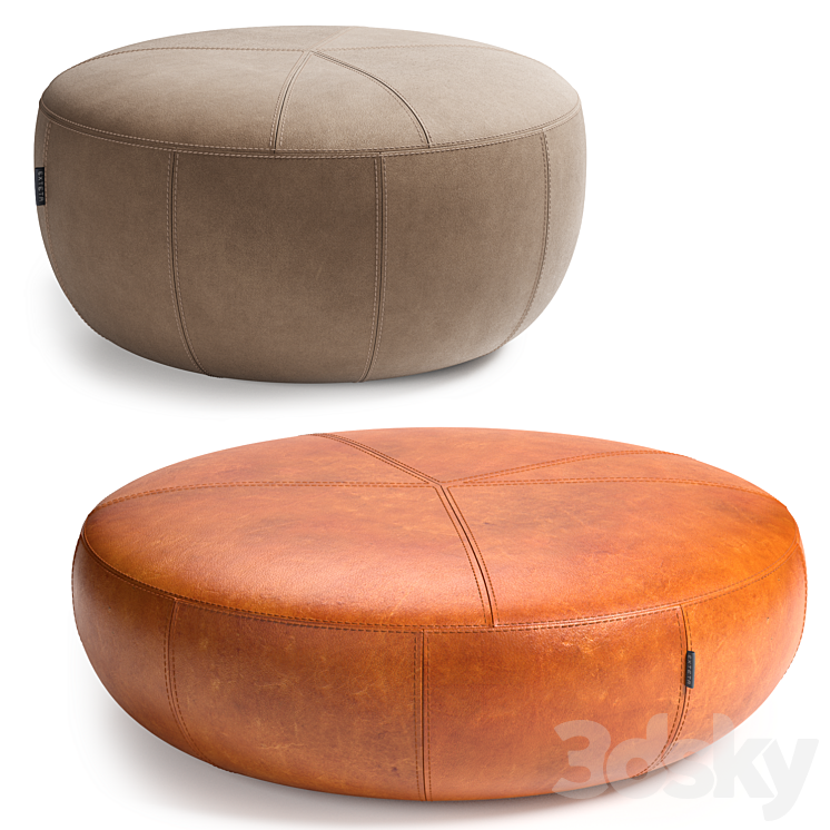 Pouf Exteta 10TH Clove 3DS Max Model - thumbnail 1