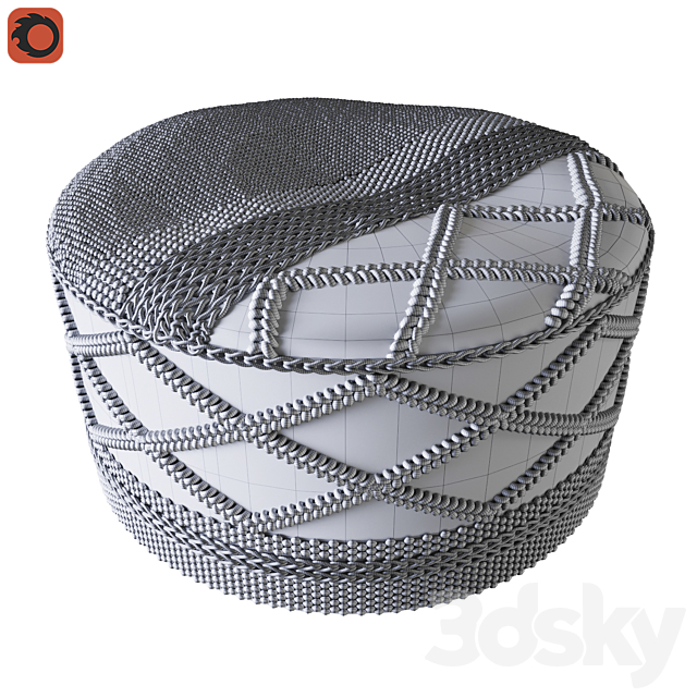 Pouf Gwenda La forma 3DSMax File - thumbnail 3