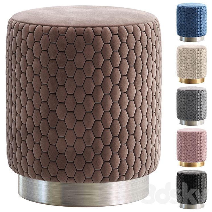 Pouf Honey brown by inmyroom.ru\/Пуф Мед 3DS Max Model - thumbnail 1