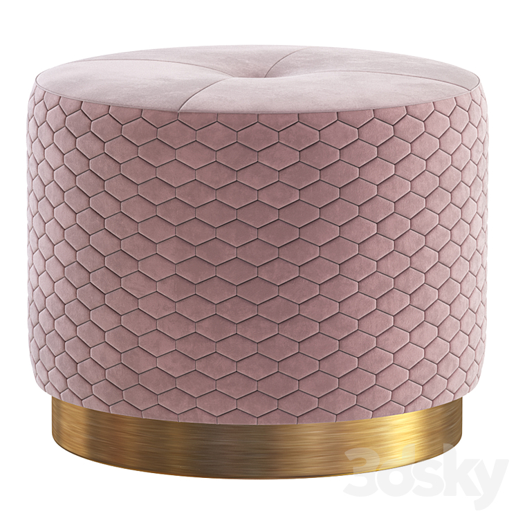 Pouf Honey by inmyroom.ru\/Пуф Мед 3DS Max Model - thumbnail 2