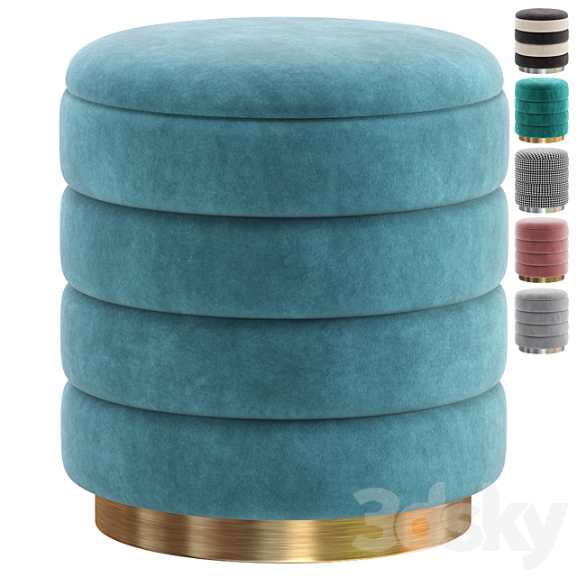 Pouf IMR-1483700_пуф By inmyroom.ru 3ds Max - thumbnail 1