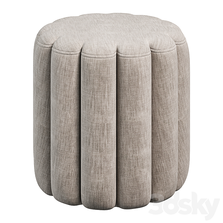 Pouf Justyna 3DS Max Model - thumbnail 1