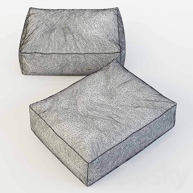 Pouf Kris 3DSMax File - thumbnail 2