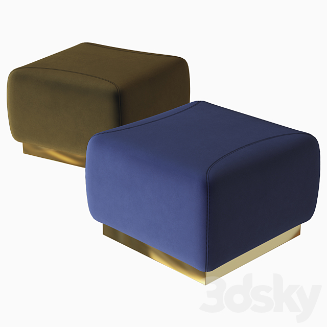 pouf mike laskasas 3DSMax File - thumbnail 2