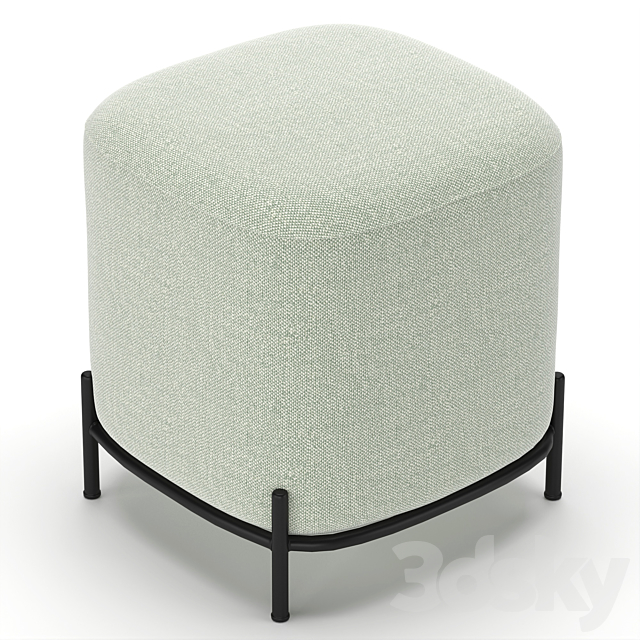 Pouf Pawai 3DS Max Model - thumbnail 4