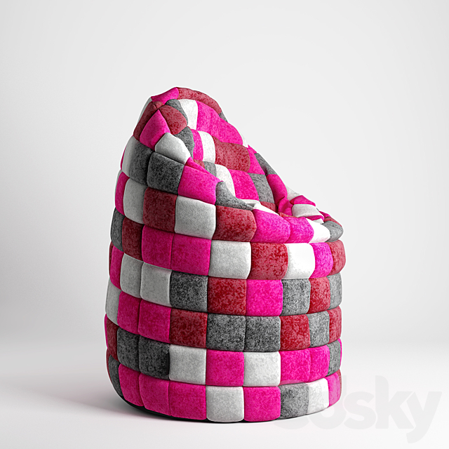 pouf pops 3DS Max Model - thumbnail 3