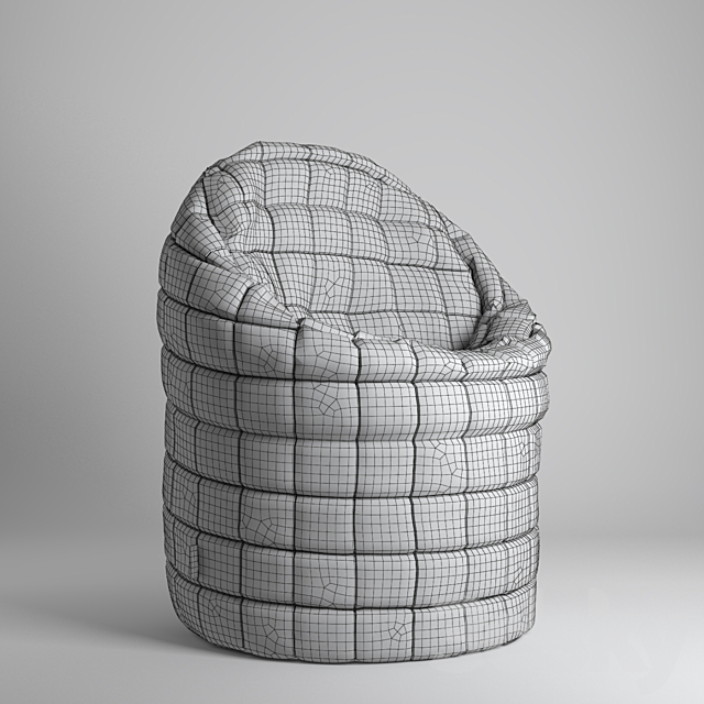 pouf pops 3DS Max Model - thumbnail 5