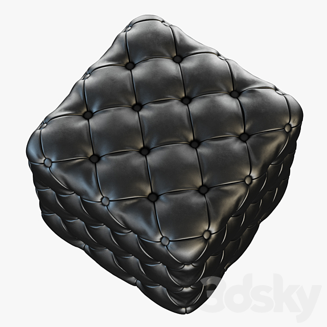 Pouf Porada Alcide 3DS Max Model - thumbnail 3