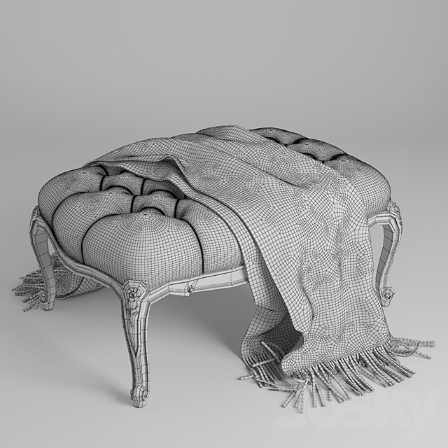 pouf renoir 3DSMax File - thumbnail 3