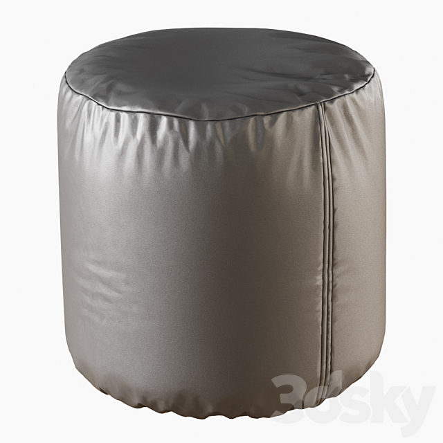 Pouf Round 3DSMax File - thumbnail 1