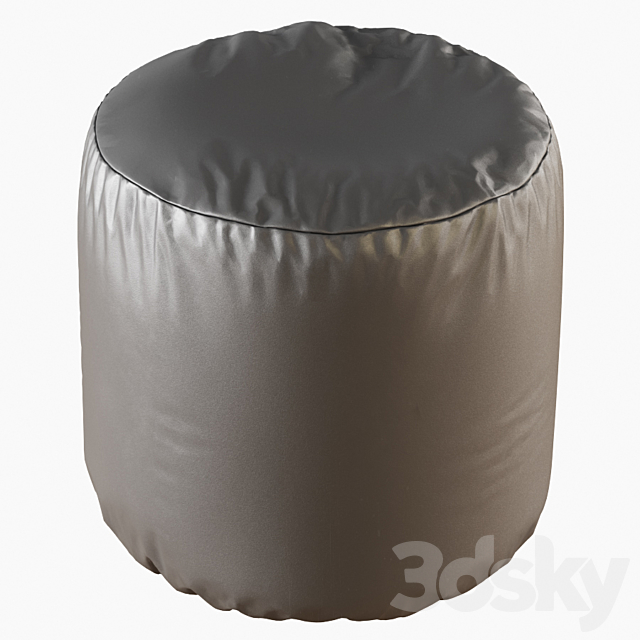 Pouf Round 3DSMax File - thumbnail 2