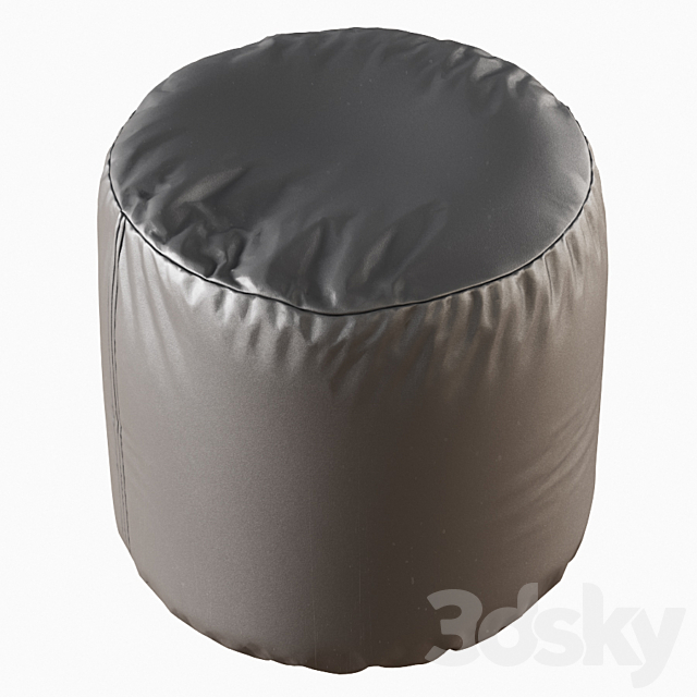 Pouf Round 3DSMax File - thumbnail 3